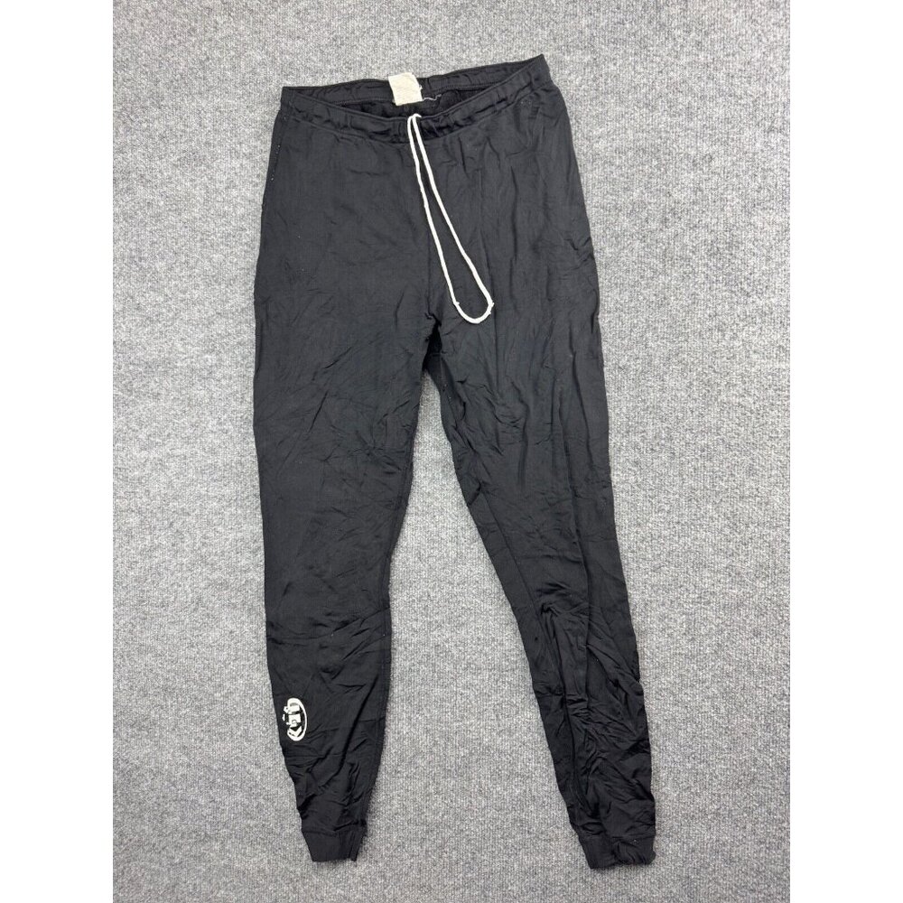 Louis Garneau Cycling Pants Men's Medium Black Drawstring Tapered Stretch Active